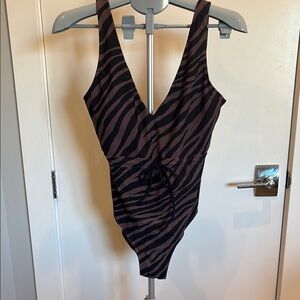 Summersalt Zebra Print Women’s One Piece Swimsuit